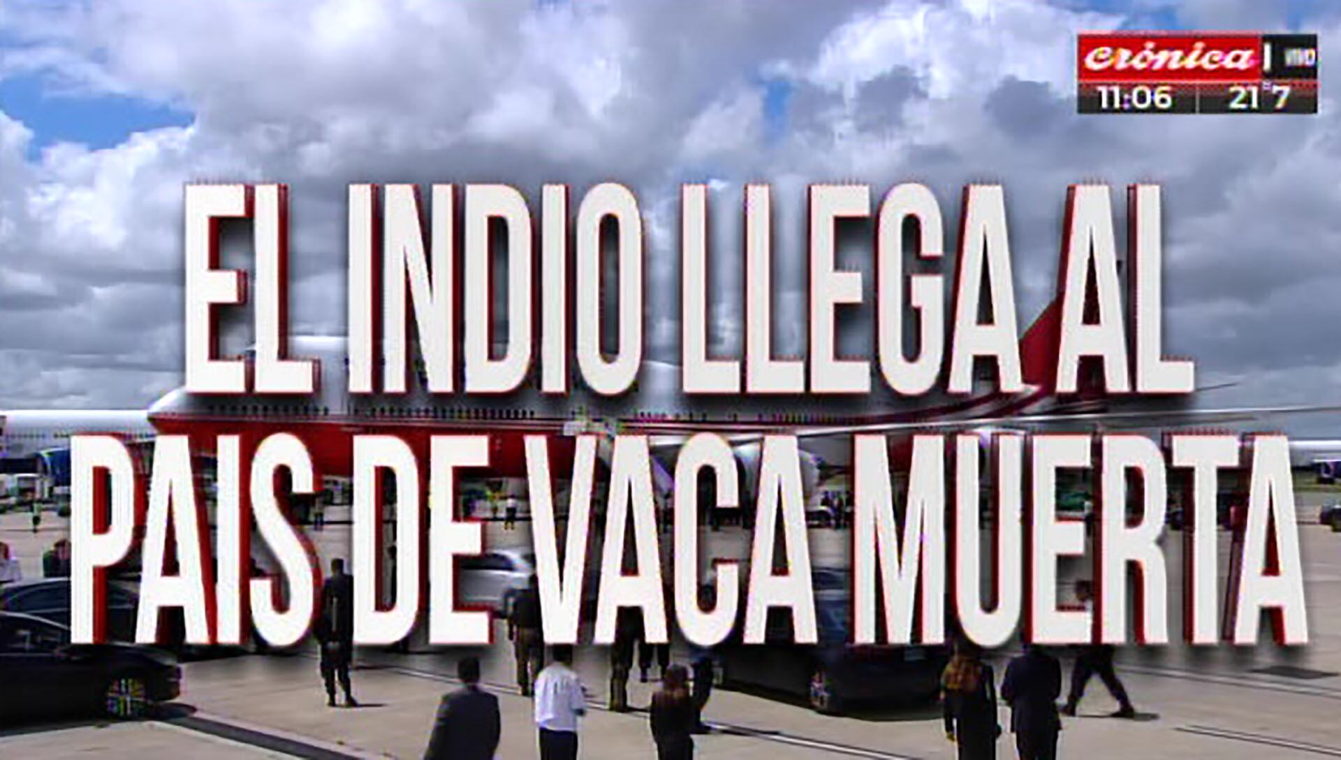 El show de placas de Crónica TV por el G20 en Buenos Aires