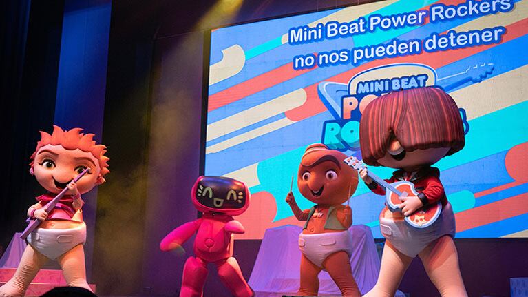 El show en vivo de los Mini Beat Power Rockers estrena en vacaciones de invierno