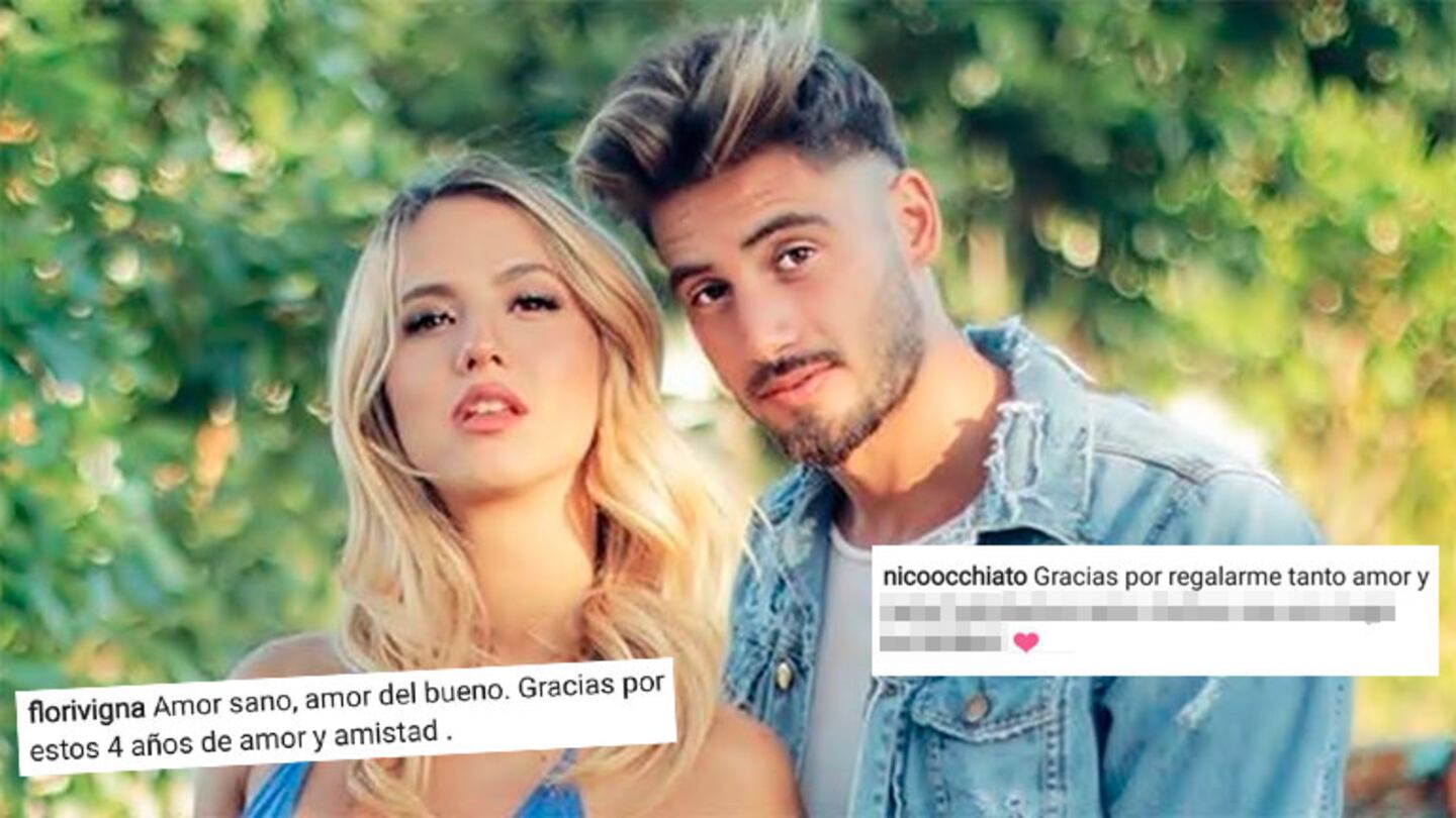 El significativo mensaje de Nico Occhiato a Flor Vigna tras confirmar su separación