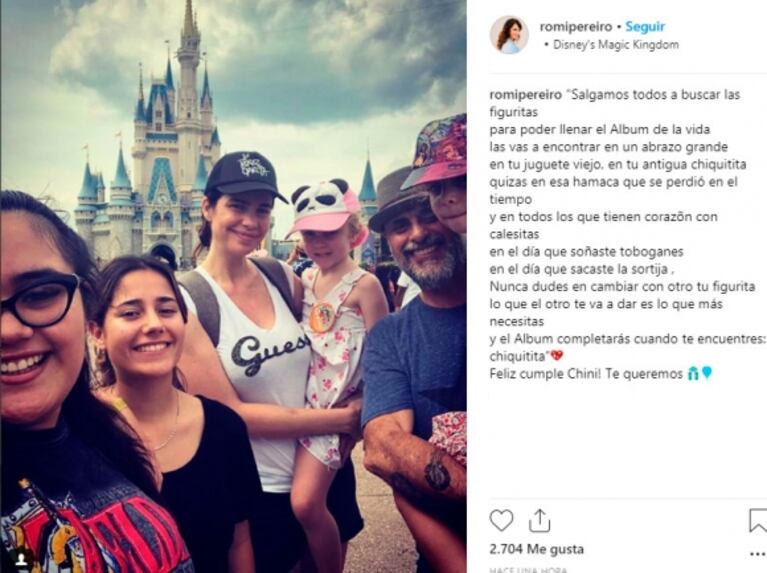 El significativo mensaje de Rial a su hija Rocío por su cumpleaños: "Felices 19; te volvería a elegir siempre"
