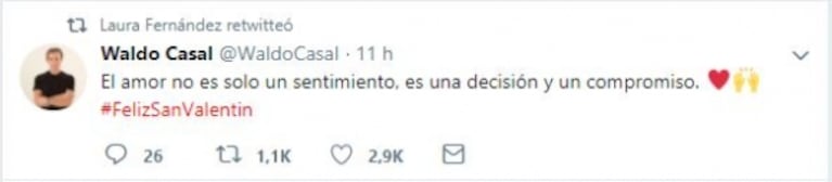 El significativo retweet de Laurita Fernández tras confirmar su ruptura con Fede Bal: ¿explica por qué se separó?