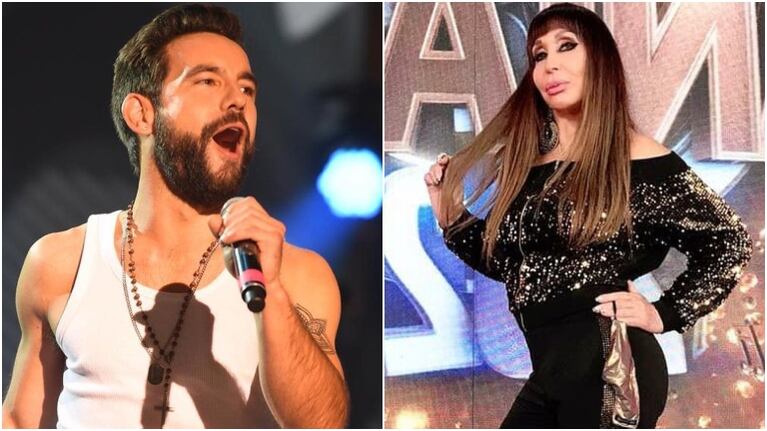 El sincericidio de Agustín Sierra sobre los piropos de Moria Casán en el Cantando (Fotos: Instagram)