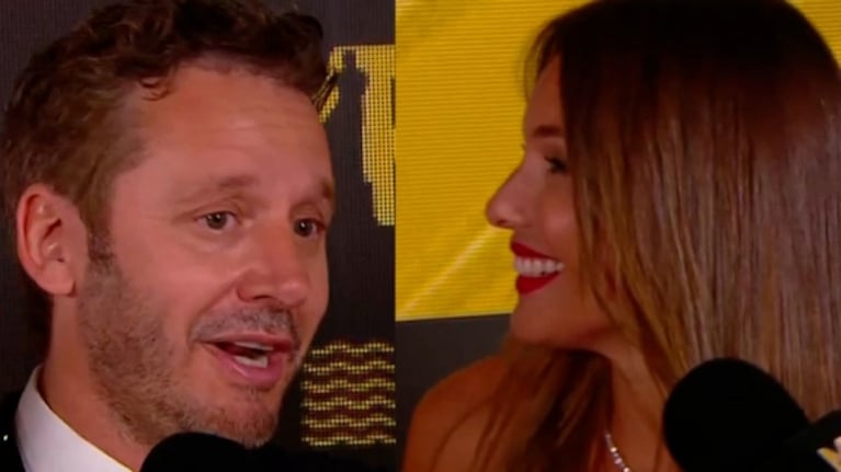 El sincericidio de Benjamín Vicuña cuando Pampita ingresó a la alfombra roja de los Martín Fierro: "Esto es un quilombo"