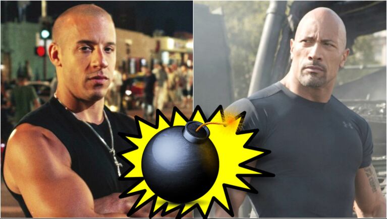 El sincericidio de Dwayne Johnson sobre Vin Diesel (Fotos: Web)