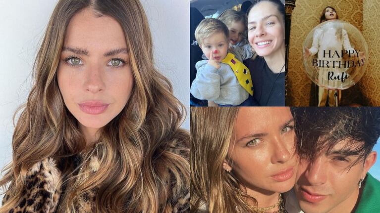 El sinceridicio de China Suárez cuando le preguntaron cómo divide su tiempo entre sus hijos, el trabajo, las redes y su novio (Fotos: Instagram y Web)