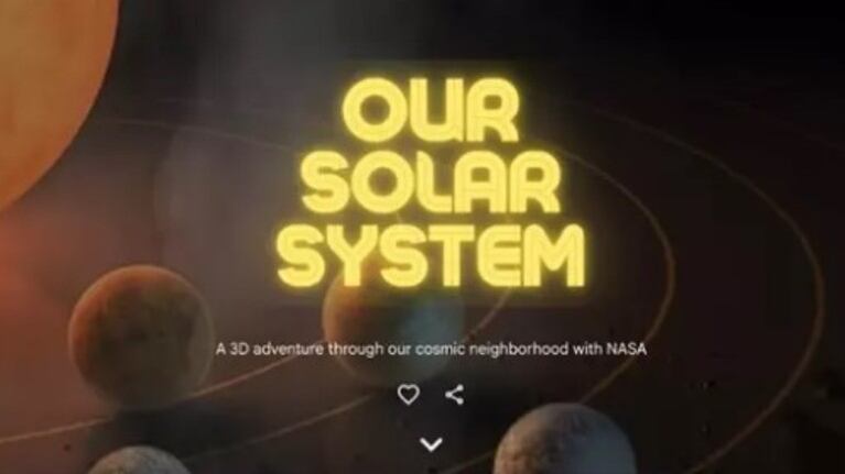 El sistema solar llega al buscador de Google con más de 60 modelos en 3D de planetas y satélites