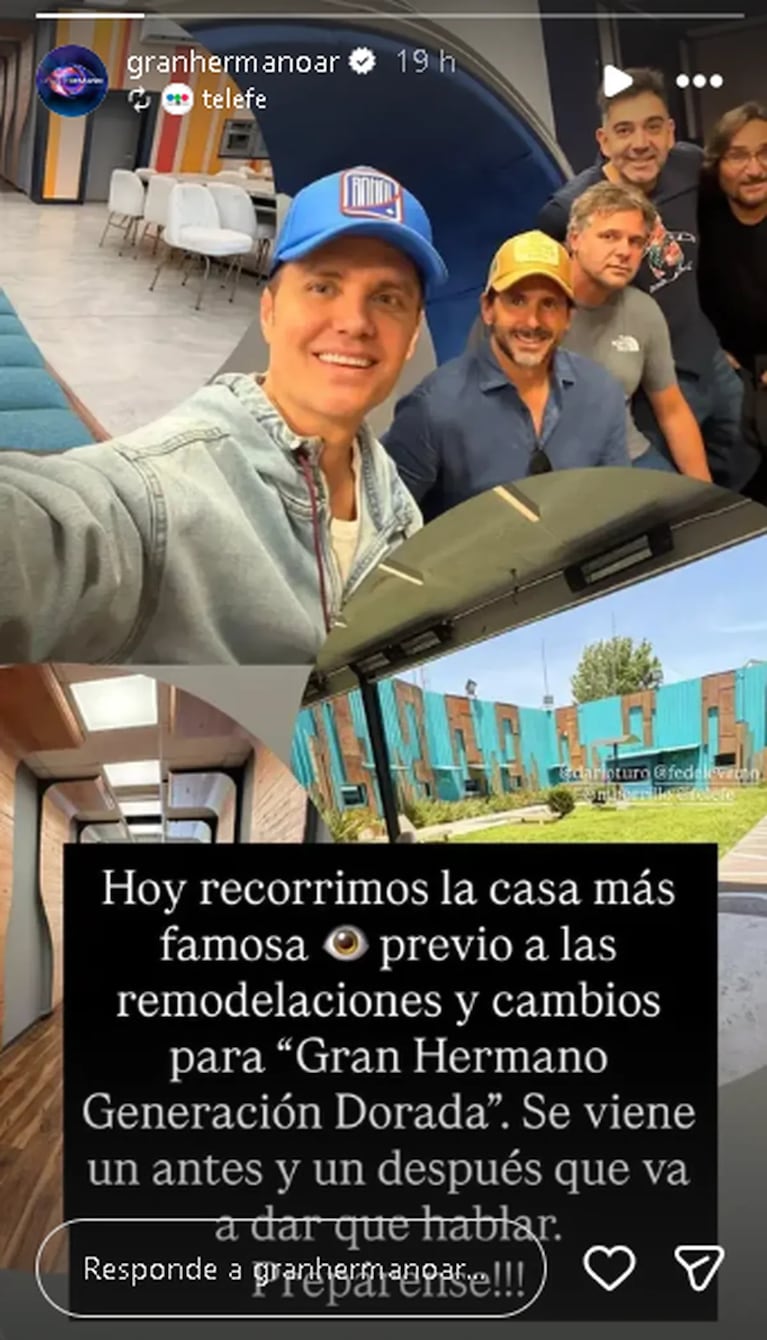 El sorpresivo anuncio de Santiago del Moro sobre la nueva casa de Gran Hermano. Crédito: Instagram