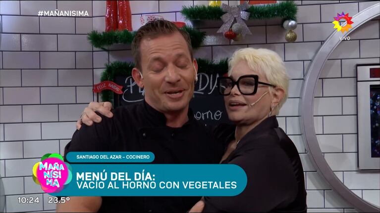 El sorpresivo llanto del cocinero de Carmen Barbieri: la pregunta personal que lo quebró en vivo