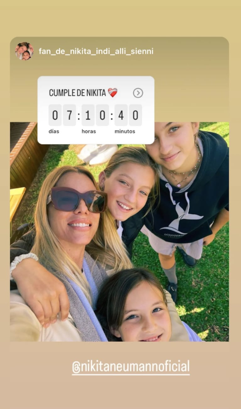 El sueño que Nicole Neumann quiere cumplir con su hija Indiana Cubero tras su esperado reencuentro