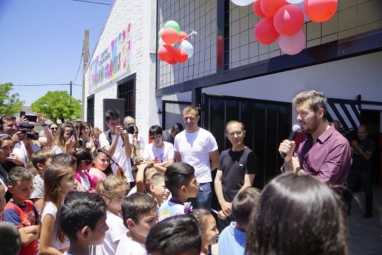 ¡El sueño se hizo realidad! Marcelo Tinelli inauguró el comedor Pequeños Gigantes en Bolivar