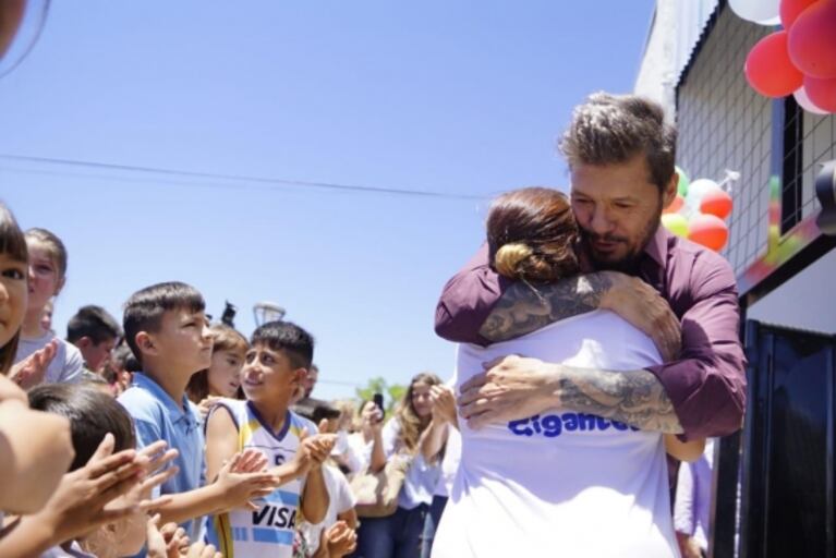 ¡El sueño se hizo realidad! Marcelo Tinelli inauguró el comedor Pequeños Gigantes en Bolivar