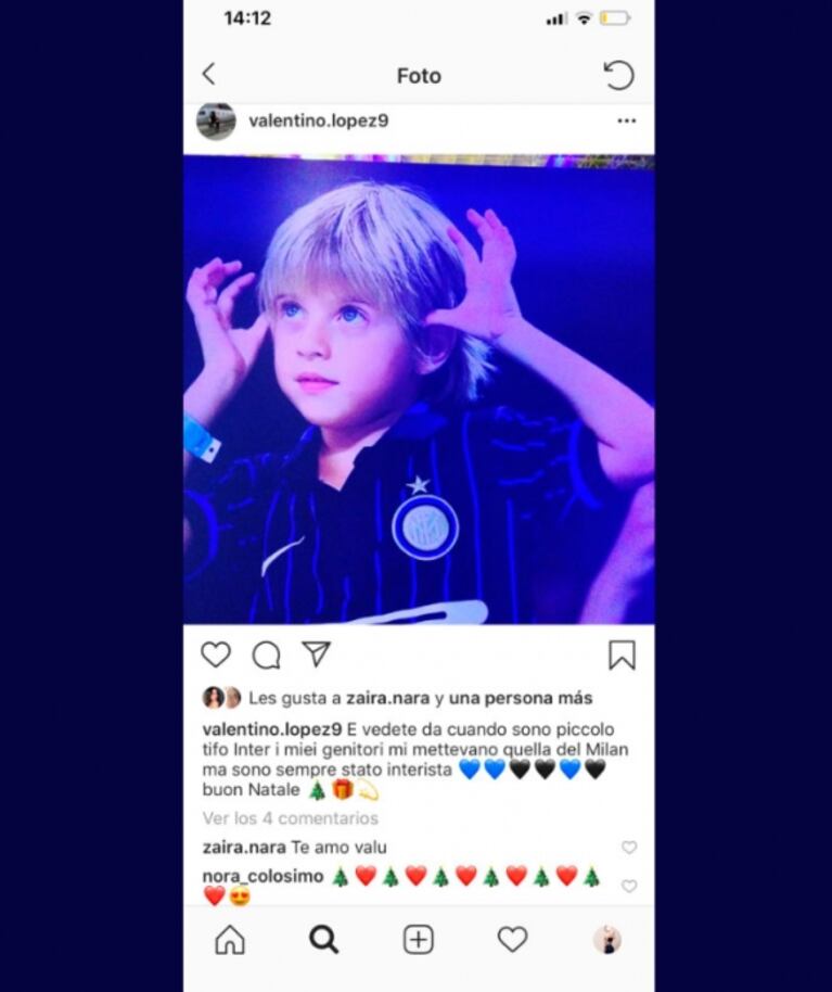 El sugerente posteo de Maxi López, luego de que Wanda Nara contara que su hijo mayor es del equipo de Icardi