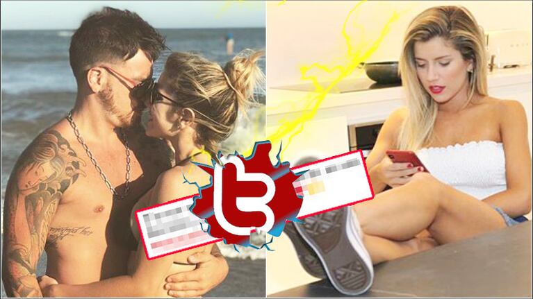 El sugestivo "me gusta" de Laurita Fernández en medio de los rumores de separación de Fede Bal (Fotos: Instagram y Captura de Twitter)