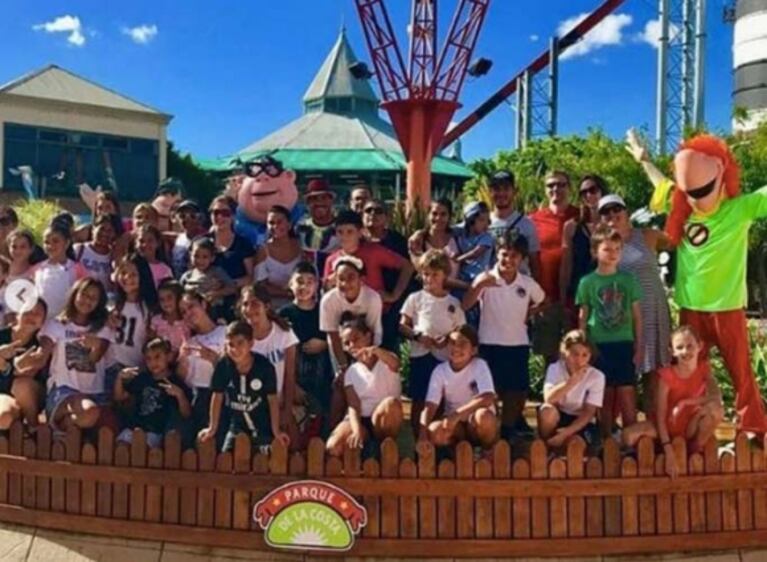El súper festejo que Carlos Tevez le organizó a su hija por su cumpleaños: ¡cerró un parque de diversiones!