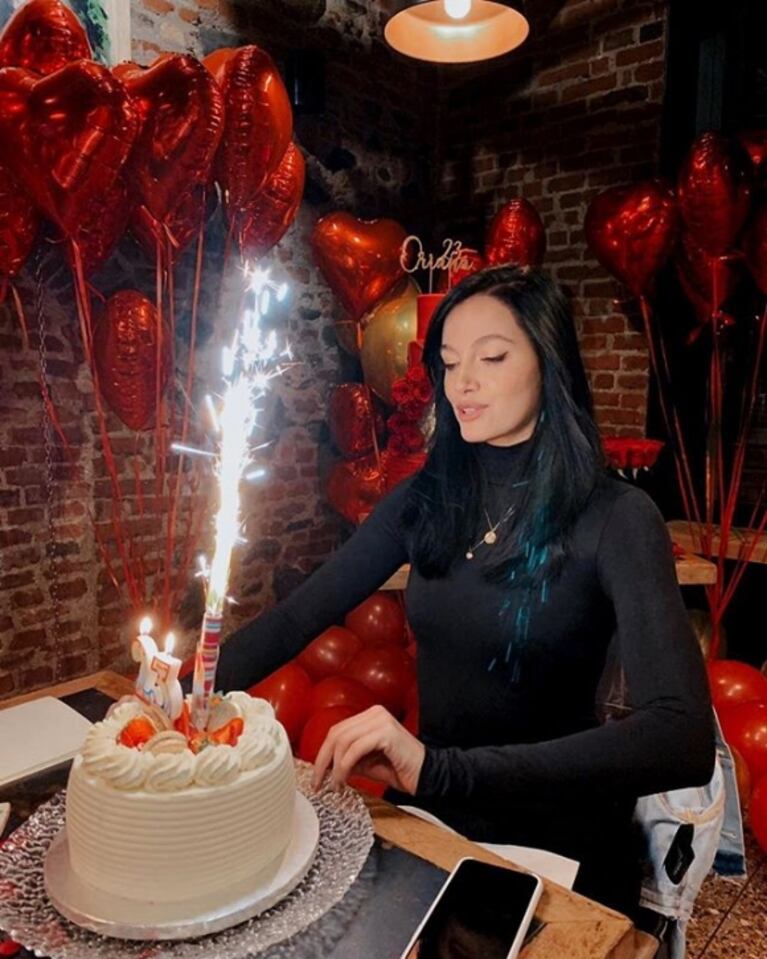 El súper festejo sorpresa que Paulo Dybala le organizó a Oriana Sabatini por su cumpleaños en Turín