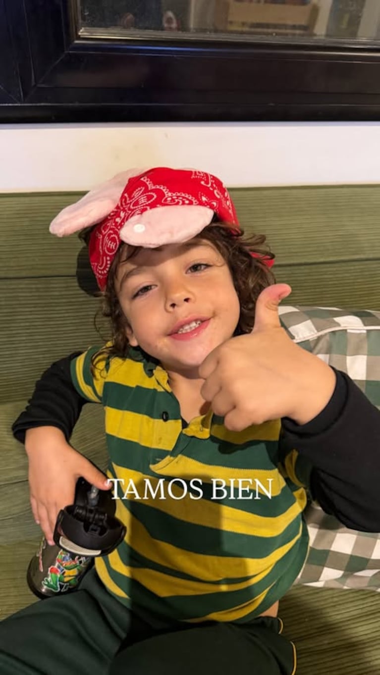 El susto de Juana Repetto tras un accidente doméstico de su hijo Belisario: “En la guardia”