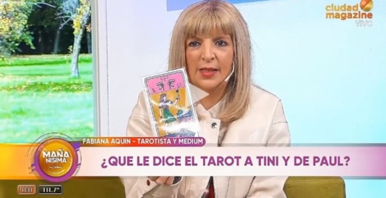 El tarot de Tini Stoessel y Rodrigo de Paul lanzó una bomba: "Me sale un embarazo"