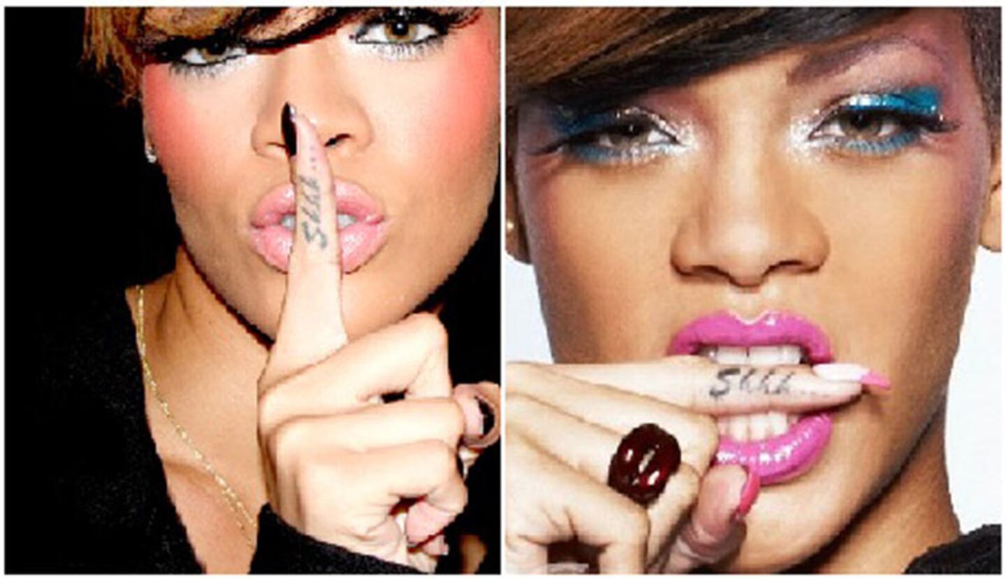 El tatuaje de Rihanna. (Foto: Web)