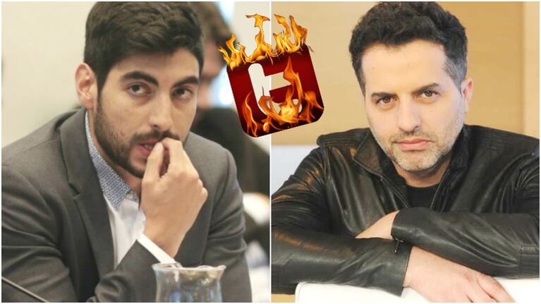 El tenso cruce de Ángel de Brito y Facundo Moyano en Twitter (Fotos: Web)