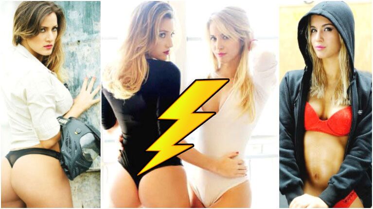 El tenso momento entre Micaela Viciconte y Flor Vigna en una nota radial (Fotos: Ciudad.com y revista Paparazzi)