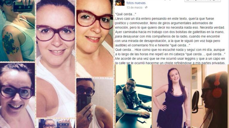 El texto de María Fernanda Rossi se viralizó rápidamente en la Web (Fotos: Twitter).