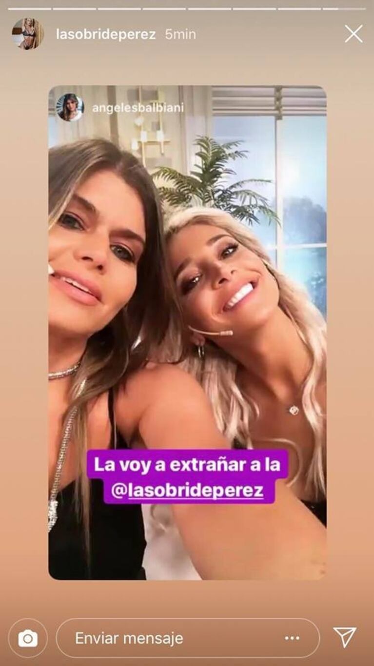 El tierno almuerzo de fin de año de Sol Pérez y Angie Balbiani
