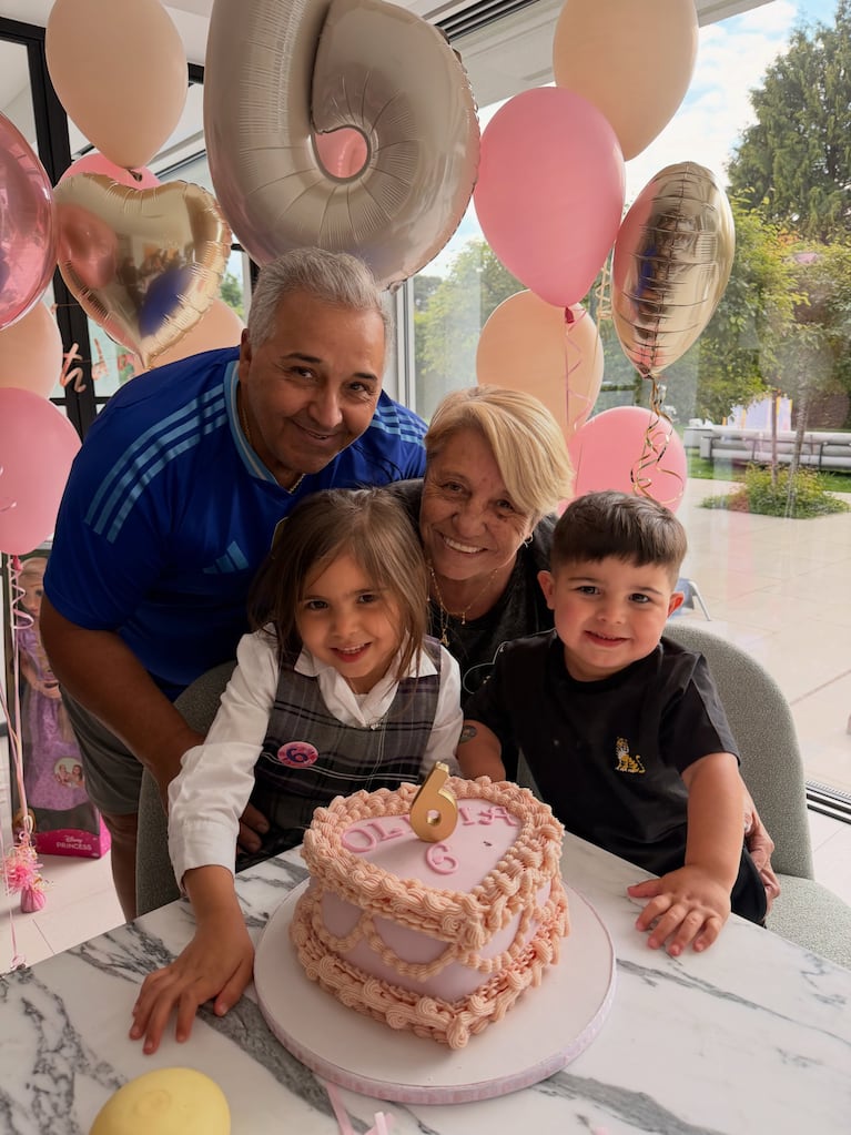 El tierno cumpleaños de Olivia, la hija de Enzo Fernández y Valu Cervantes. Crédito: Arriba Argentinos.