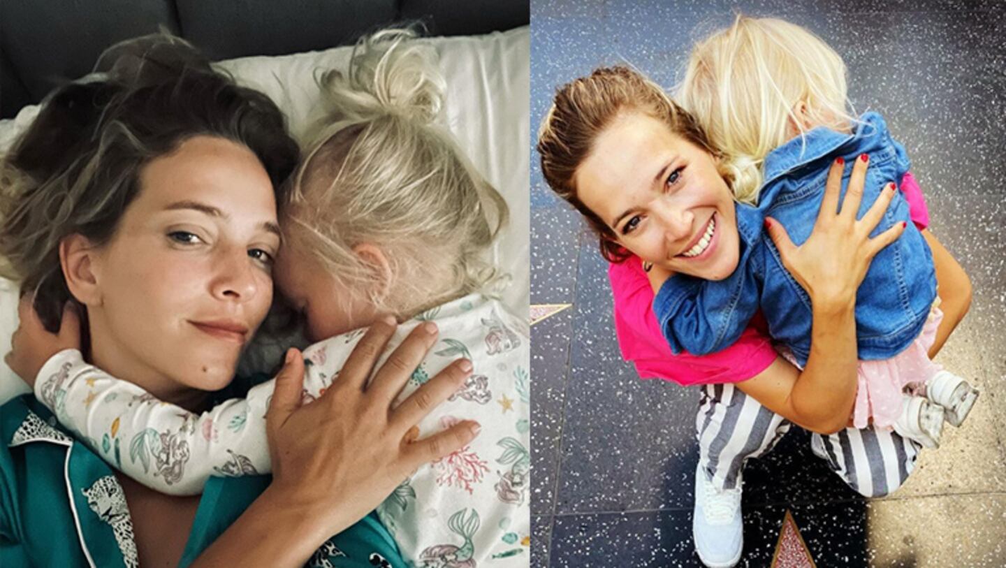 El tierno despertar de Luisana Lopilato junto a su hija Vida.