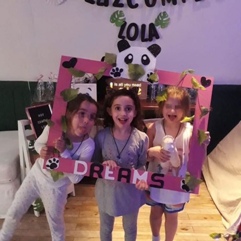 El tierno festejo de cumple de la hija de Pamela David: ambientación de pandas y pijamada con amigas