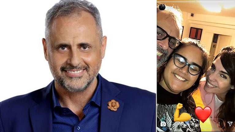 El tierno gesto de Jorge Rial con su hija Rocío y su novia Romina Pereiro en las redes sociales