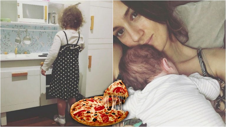 El tierno gesto de Olivia Alfonso a su hermanito recién nacido (Fotos: Instagram)