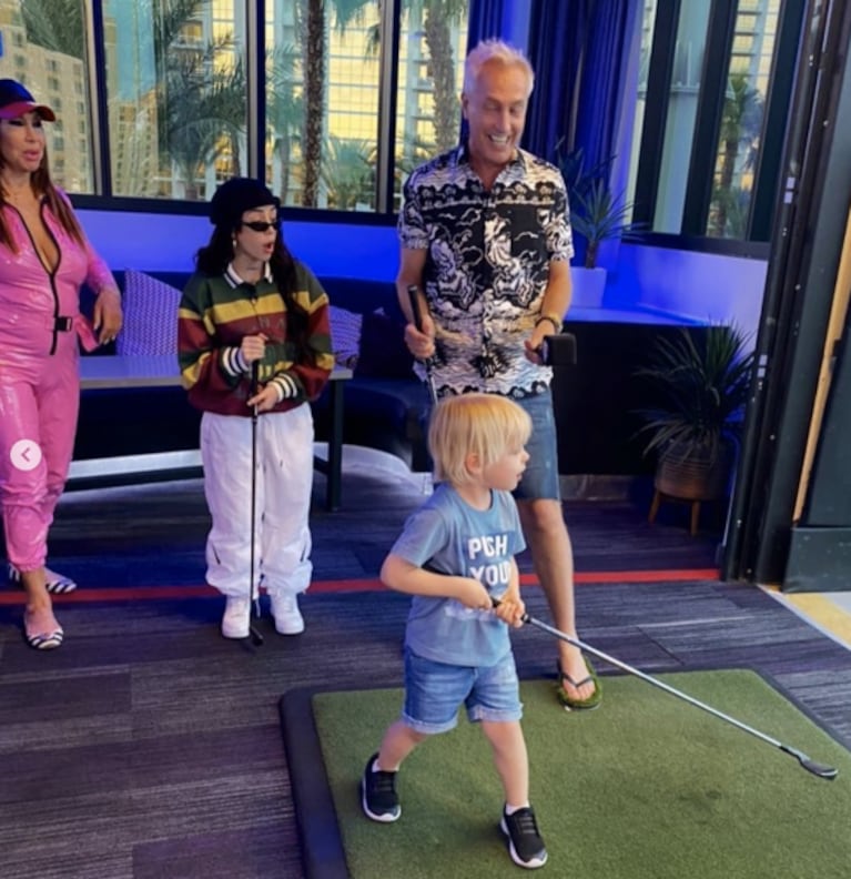 El tierno intercambio de mensajes de Marley con Nicki Nicole tras su tarde de golf con Mirko: "Son lo más"