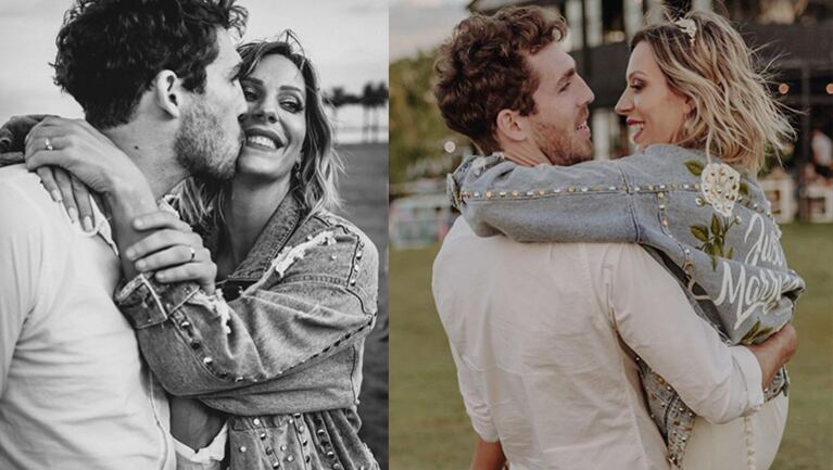 El tierno intercambio de mensajes de Noelia Marzol con su marido por sus 10 meses de casados.