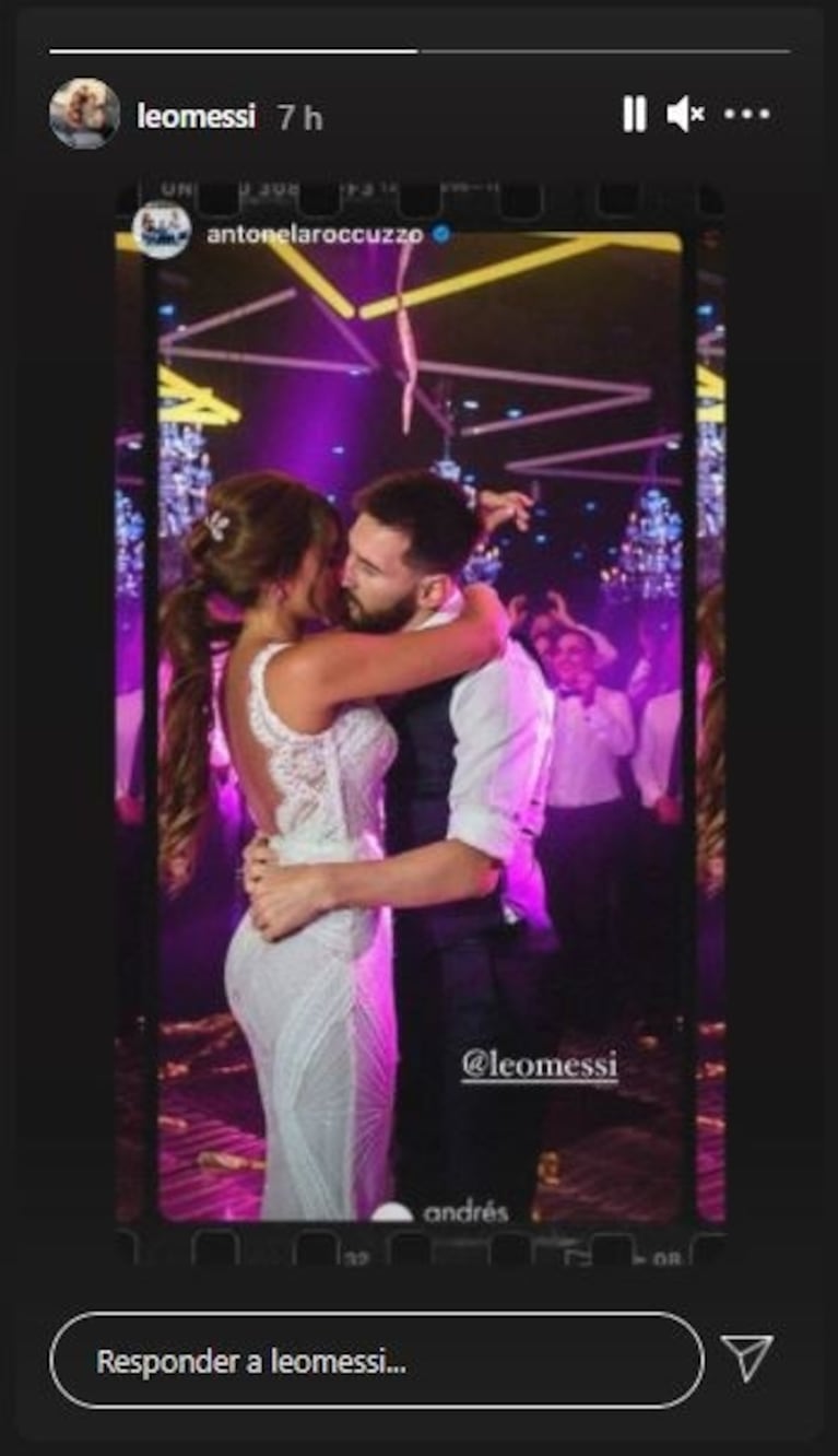 El tierno mensaje de Antonella Roccuzzo a Lionel Messi en su cuarto aniversario de casados: "Por muchos más años juntos"