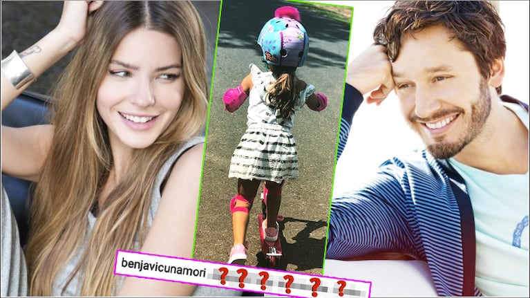 El tierno mensaje de Benjamín Vicuña a una foto de Rufina, la hija de la China Suárez (Fotos: Web e Instagram)