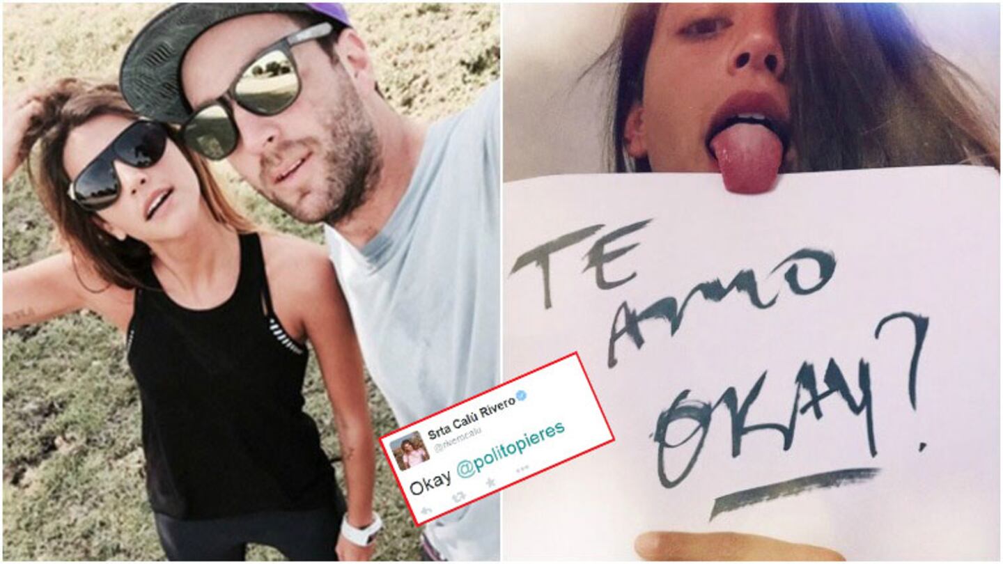 El tierno mensaje de Calu Rivero a su novio (Foto: Web y Twitter)