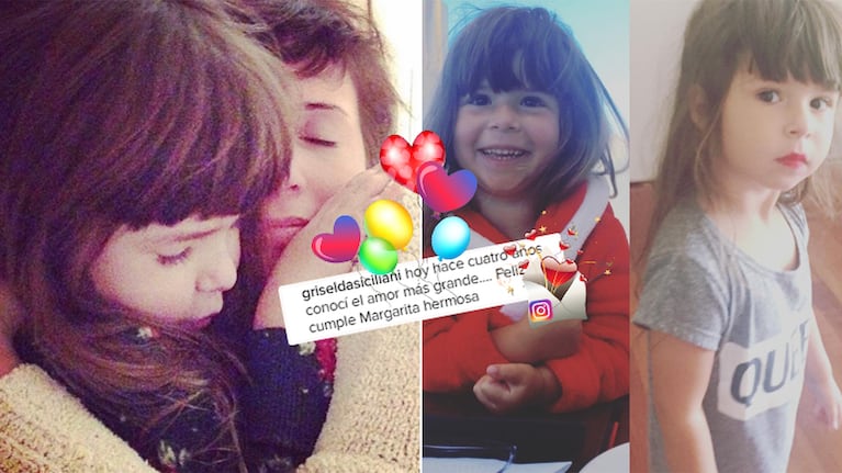 El tierno mensaje de Griselda Siciliani a su hija por su cumple (Foto: Instagram)