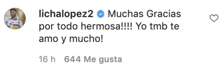 El tierno mensaje de Micaela Tinelli a Lisandro López por su cumpleaños: "Hermoso de mi corazón"