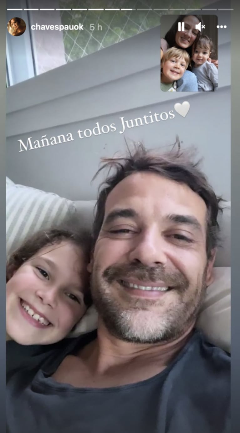 El tierno mensaje de Paula Chaves a Pedro Alfonso y a su hija desde México un día antes de reencontrarse