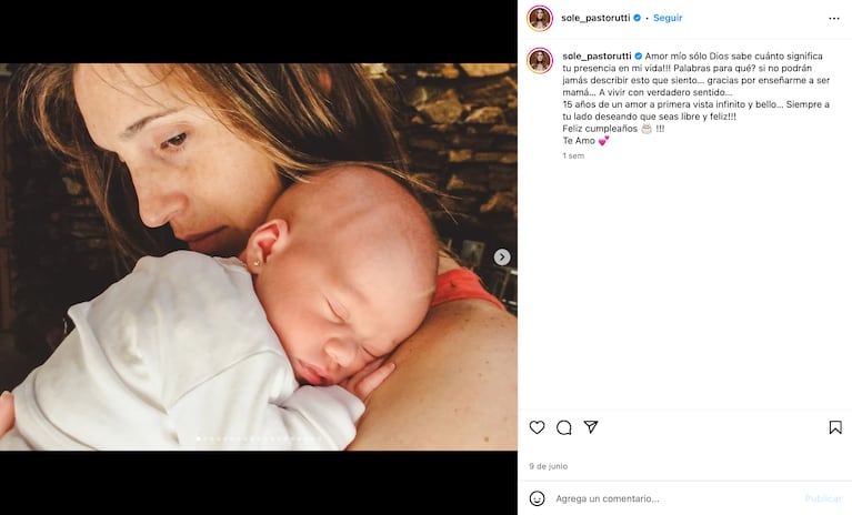 El tierno mensaje de Soledad Pastorutti por el cumpleaños de Antonia (Foto: Instagram @sole_pastorutti)