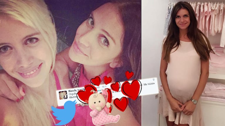 El tierno mensaje de Wanda Nara tras el nacimiento de la hija de Zaira:" Me hiciste madrina y sentir ese amor que traspasa la distancia"