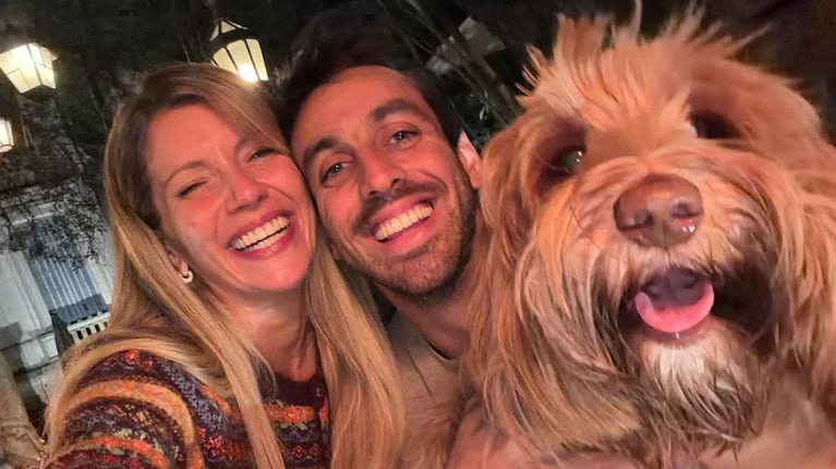 El tierno posteo de Laurita Fernández con Matías Busquet y Miel, la perrita que adoptó con su anterior novio