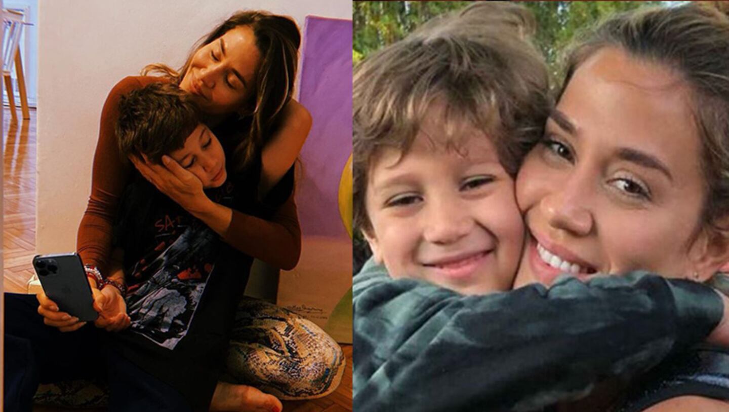 El tierno reencuentro de Jimena Barón con su hijo tras su viaje a Miami.