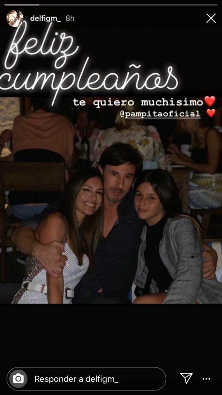 El tierno saludo de cumple de la hija de Roberto García Moritán para Pampita: "Te quiero muchísimo"