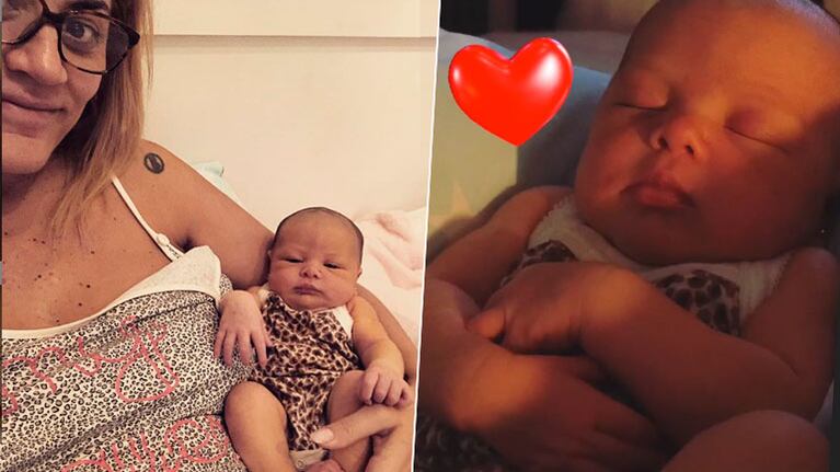 El tierno video de la hija de Débora DAmato, durmiendo con la canción infantil favorita de su mamá