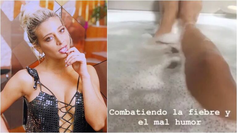 El tip (súper sexy) de Sol Pérez para combatir "la fiebre y el mal humor" (Fotos: Instagram y Captura de Instagram Stories)