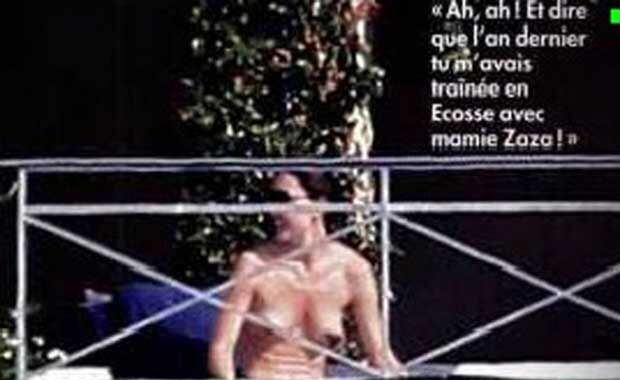 El topless de Kate Middleton con el Príncipe William. (Foto: revista Closer)