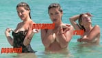 El topless de Marian Farjat que subió la temperatura de las playas de Miami. Foto: Paparazzi