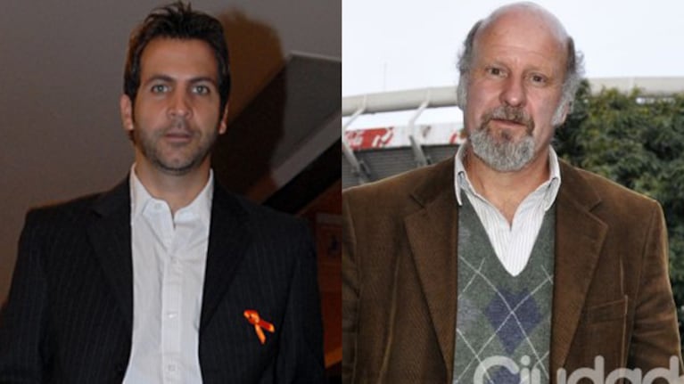 El Toti y el Tano Pasman, primos segundos. (Foto: Web y Jennifer Rubio)