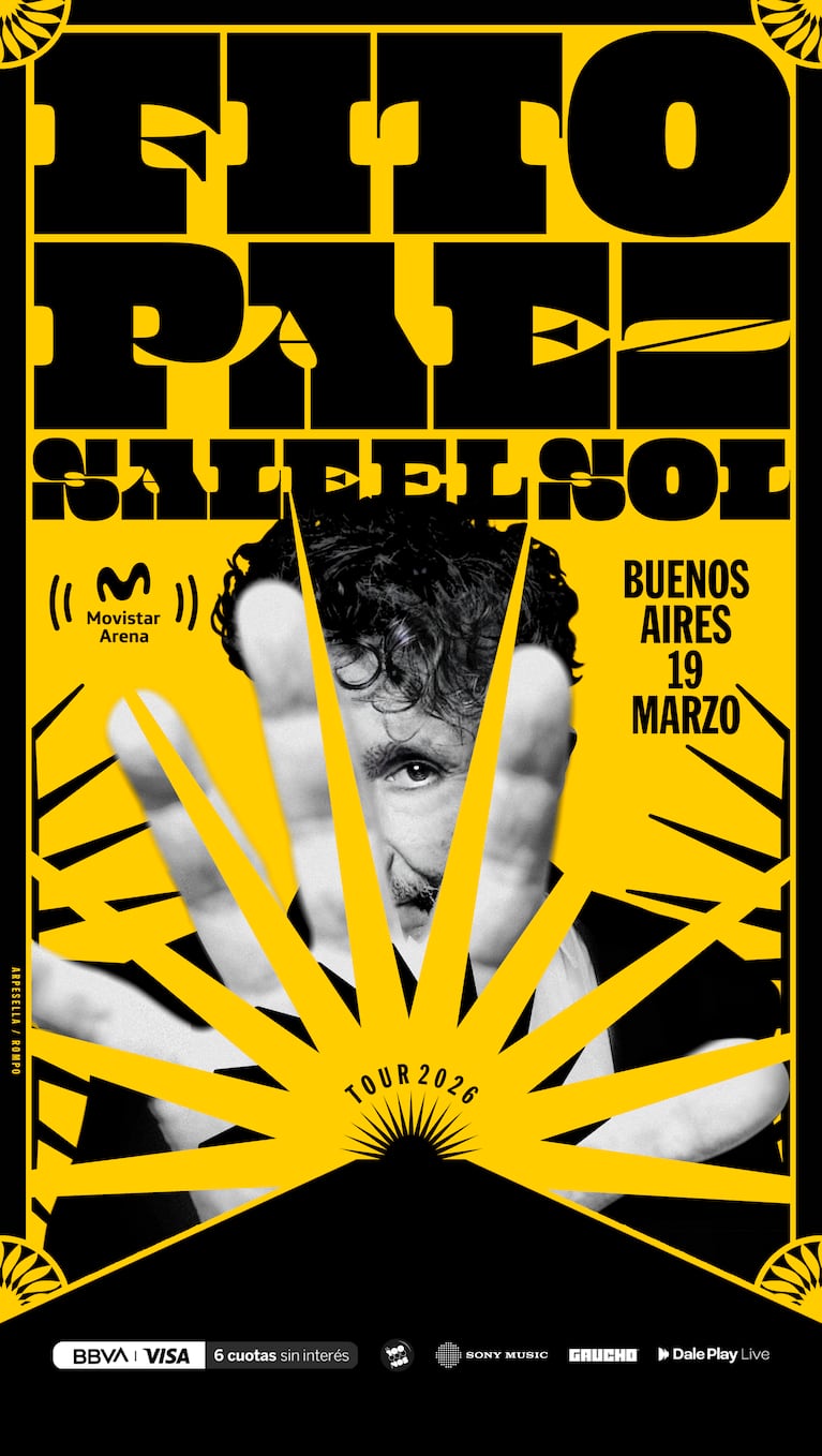 El tour marca el inicio de una etapa completamente nueva en la vida artística de Fito.